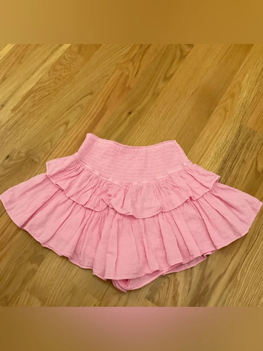 Pink Ruffled Women’s Skirt